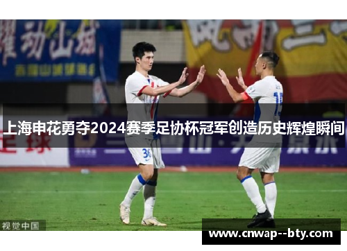 上海申花勇夺2024赛季足协杯冠军创造历史辉煌瞬间